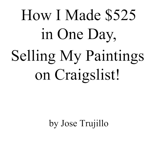 How I Made 525 In One Day, Selling My Paintings on Craigslist! Payhip