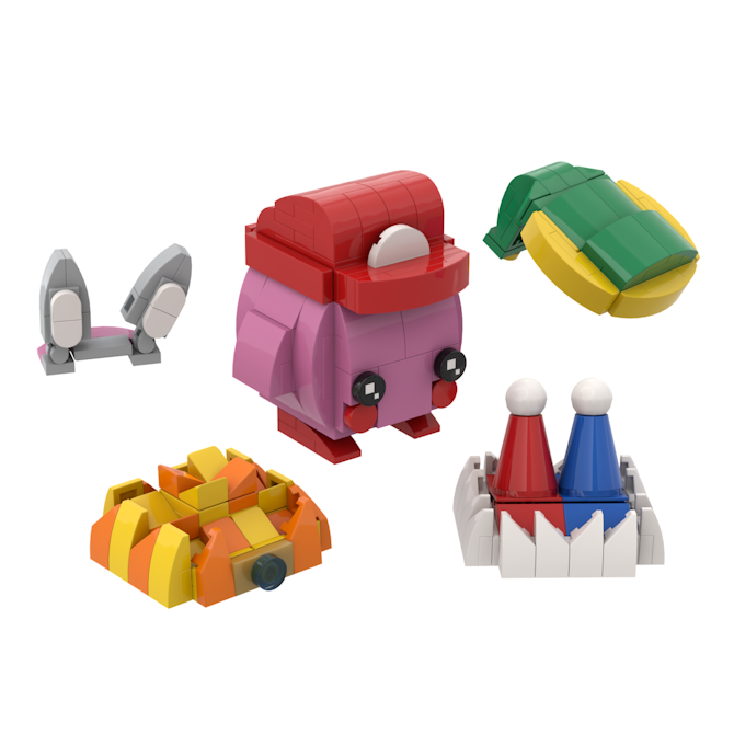 "Kirby All Stars" Brickheadz Instructions + Parts Lists Payhip