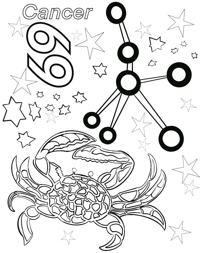 Featured image of post Cancer Zodiac Coloring Pages For Adults