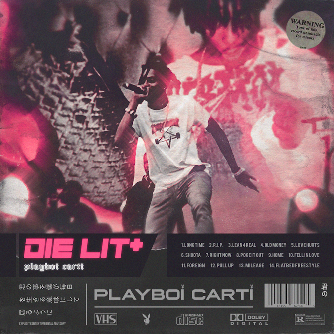 COVER ART PSD ('Die Lit' by Playboi Carti) Payhip
