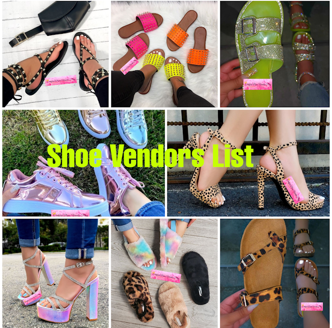 Shoe Vendors List (Resellers Permit Required) Payhip