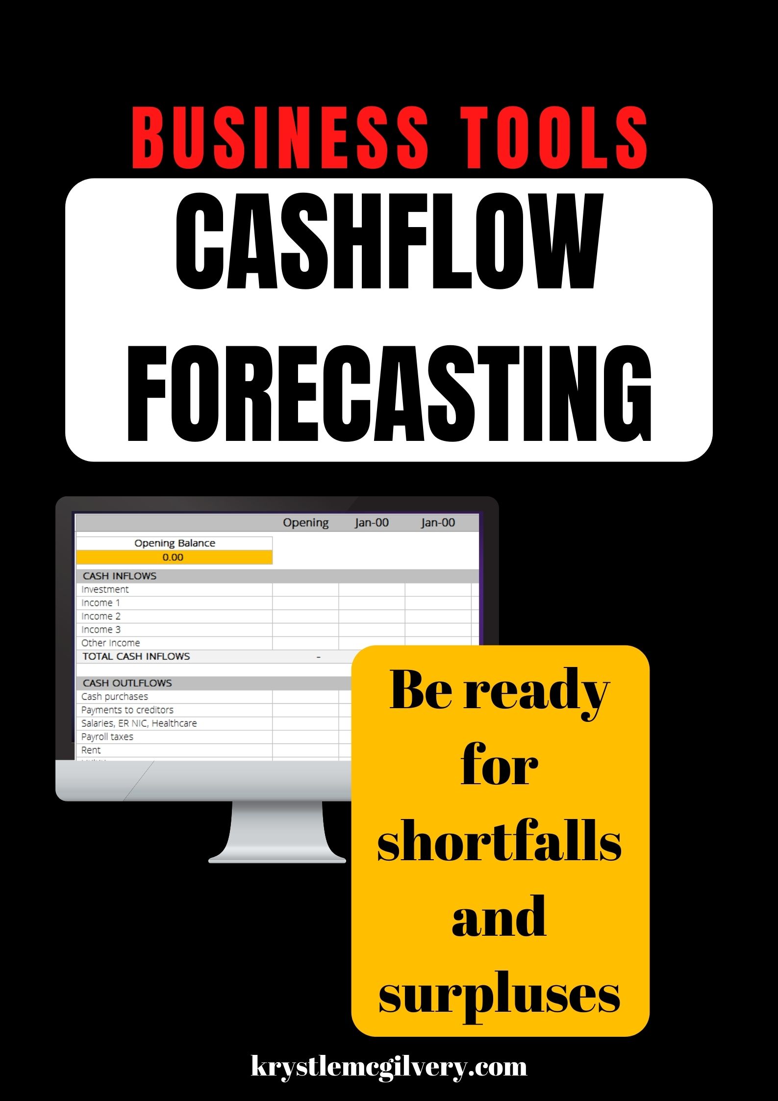 quickbooks online simple cashflow forecasting tool