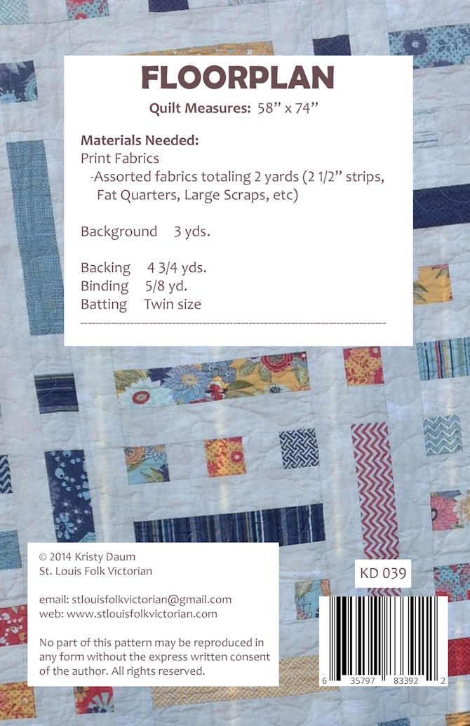 FLOORPLAN Quilt Pattern (PDF) Payhip