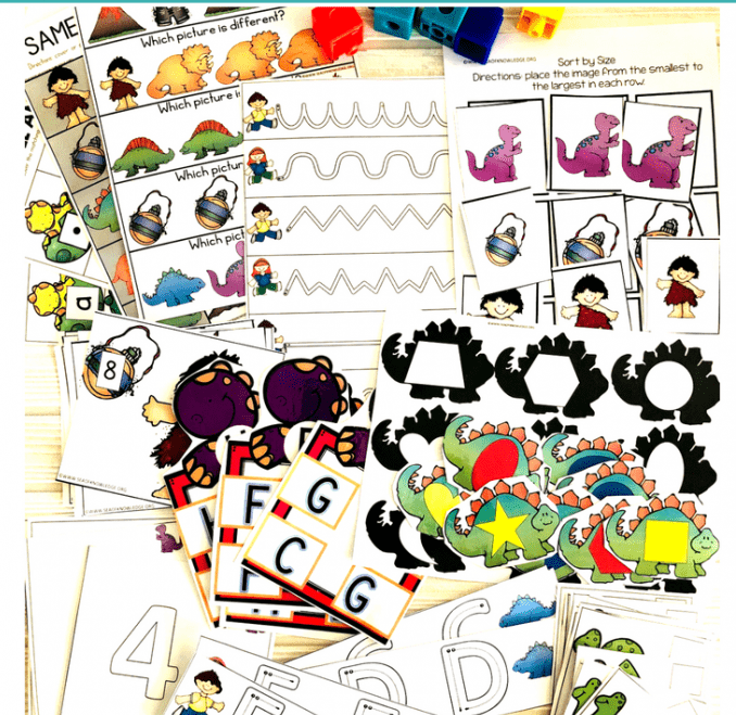 Dinosaur Activities Preschool Centers and Fine Motor ...