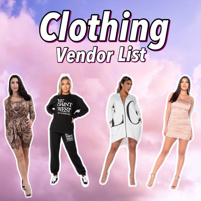 Clothing Vendor List (INSTANTLY EMAILED) Payhip