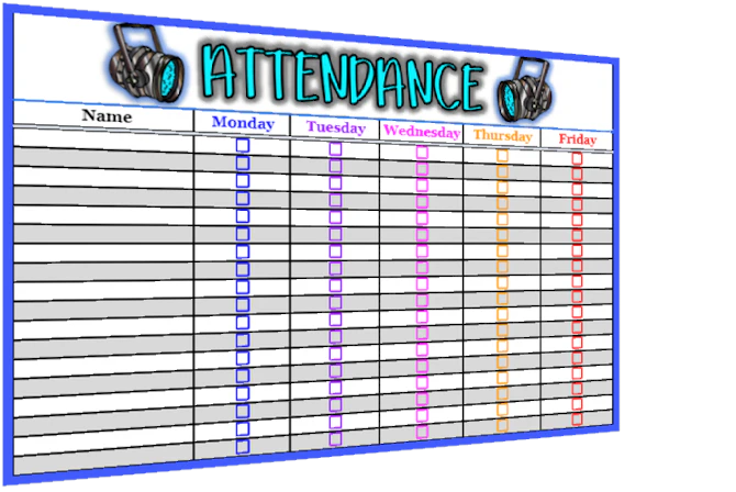 Attendance Checklist Payhip