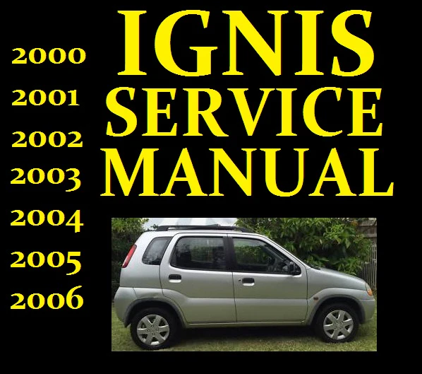 Suzuki IGNIS Service Repair Manual Wiring Part RG413 RG415